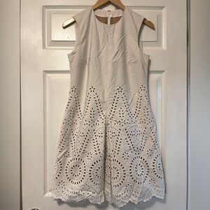 Stella McCartney White Eyelet Mini